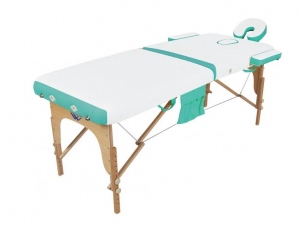 Массажный стол складной деревянный Med-Mos JF-AY01 2-х секционный NEW
