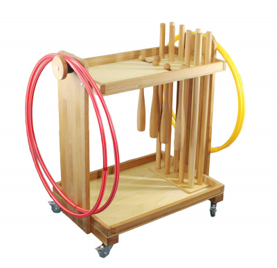 Тележка для хранения гимнастических снарядов, "Я Могу!" Базовое наполнение