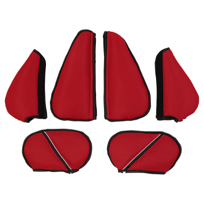 Обивка, красная 