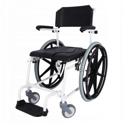 Кресло-коляска механическая, нескладная, для душа и ванны McWet